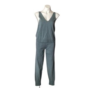 Athleta Salutation Gray Heather Jogger Set